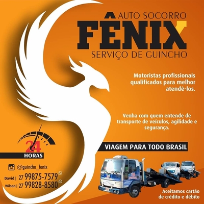 AUTO SOCORRO FÊNIX GUINCHO EM CARIACICA LEVE e PES