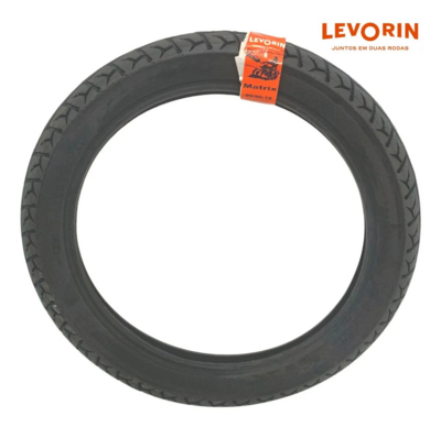 PNEU TRASEIRO 90-90-18 LEVORIM MATRIX - SEM CAMARA (RODA DE LIGA LEVE)