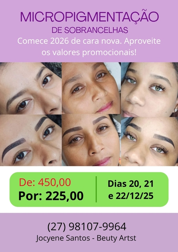 MICROPIGMENTAÇÃO DE SOBRANCELHAS