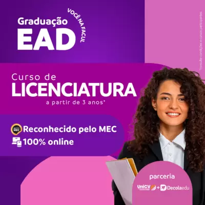 GRADUAÇÃO EAD LICENCIATURA EM MATEMÁTICA - SIMI PRESENCIAL