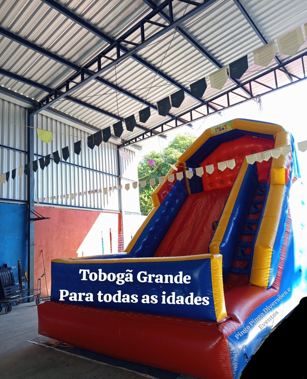 Tobogã Grande para Todas As Idades, Futebol de Sabão, Pula Pula, Canhão de Espuma, Canhão de Espuma, Touro Mecânico