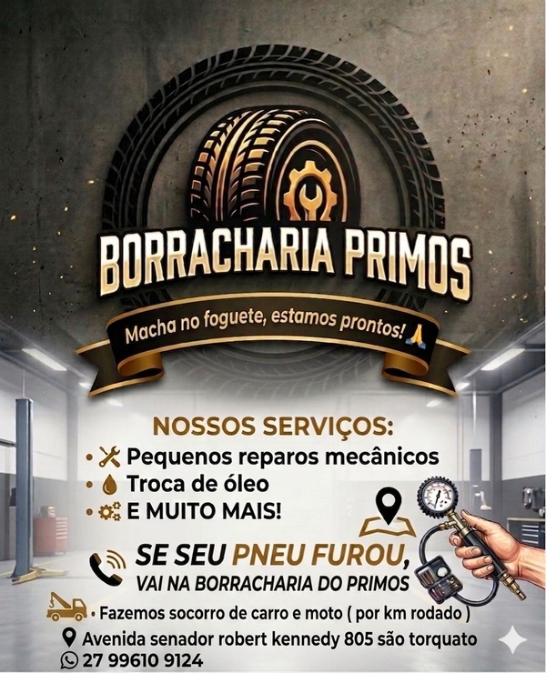 PRIMOS BORRACHARIA MOVEL