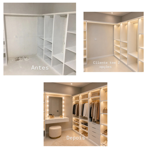 Closet Feito de Drywall